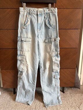 Zara Baggy Cargo Jeans